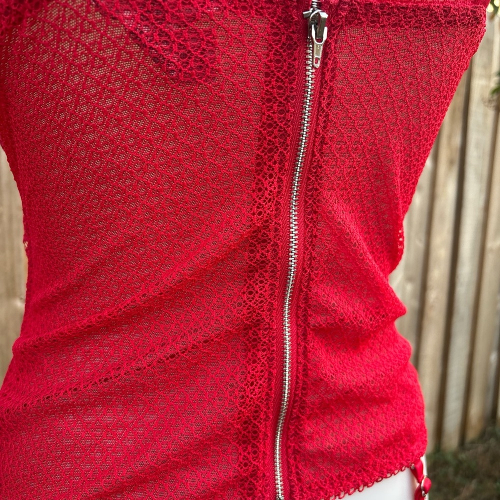 Victoria's Secret Red Corset top 36C. - Picture 5 of 8
